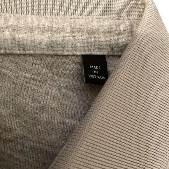 A|X Armani Exchange Men's Short Sleeve Gray Logo Polo Shirt Size Medium golf - Picture 10 of 16